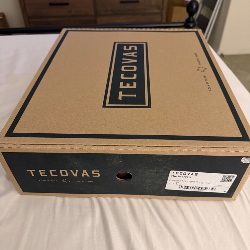 Tecovas Brown and Black Leather Boots 13